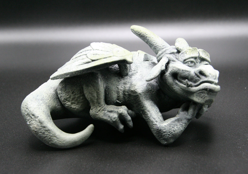 Daydreaming Gargoyle Shelf-Guardian